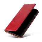 For Samsung Galaxy A56 5G Fierre Shann PU Genuine Leather Texture Phone Case(Red) - 2