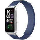 For Huawei Band 10 / 9 / 8 xDfind Litchi Texture Magnetic Silicone Watch Band(Midnight Blue) - 1