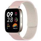 For Redmi Watch 3 xDfind Litchi Texture Magnetic Silicone Watch Band(Pink Sstarlight) - 1
