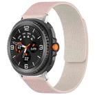 For Samsung Galaxy Watch8 / 8 Classic xDfind Litchi Texture Magnetic Silicone Watch Band(Pink Sstarlight) - 1