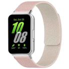 For Samsung Galaxy Fit3 SM-R390 xDfind Litchi Texture Magnetic Silicone Watch Band(Pink Sstarlight) - 1