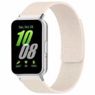 For Samsung Galaxy Fit3 SM-R390 xDfind Litchi Texture Magnetic Silicone Watch Band(Starlight) - 1