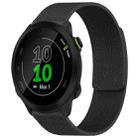 For Garmin Forerunner 45 / 45S / Swim 2 18mm xDfind Litchi Texture Magnetic Silicone Watch Band(Black) - 1