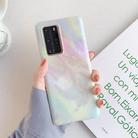For Huawei P40 Frosted Marble Pattern Soft TPU Protective Case(Colorful) - 1
