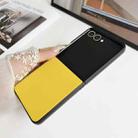 For Samsung Galaxy Z Flip7 5G Morandi Solid Color Leather Texture Phone Case(Rose Red) - 3
