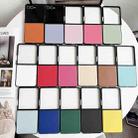 For Samsung Galaxy Z Flip7 5G Morandi Solid Color Leather Texture Phone Case(Yellow) - 2