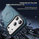For iPhone 17 Pro Max Defend Rugged Gear Holder MagSafe Phone Case(Royal Blue + Blue) - 3