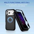 For iPhone 17 Pro Max Defend Rugged Gear Holder MagSafe Phone Case(Black) - 2