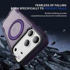 For iPhone 17 Pro Max Defend Rugged Gear Holder MagSafe Phone Case(Purple + Dark Purple) - 3