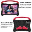 For Infinix Xpad 20 11 2025 Boxing Series Kickstand EVA Shockproof Tablet Case with Shoulder Strap(Black Red) - 2