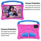 For Infinix Xpad 20 11 2025 Boxing Series Kickstand EVA Shockproof Tablet Case with Shoulder Strap(Rose Red Blue) - 2