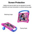 For Infinix Xpad 20 11 2025 Boxing Series Kickstand EVA Shockproof Tablet Case with Shoulder Strap(Rose Red Blue) - 3