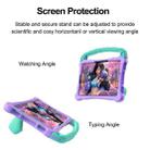 For Infinix Xpad 20 11 2025 Boxing Series Kickstand EVA Shockproof Tablet Case with Shoulder Strap(Purple Mint) - 3