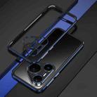 For Huawei Pura 80 Pro 5G Aurora Series Lens Protector + Metal Frame Phone Case(Black Blue) - 2