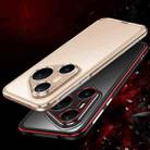 For Huawei Pura 80 Pro 5G Aurora Series Lens Protector + Metal Frame Phone Case(Black Blue) - 3