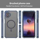 For Samsung Galaxy XCover7 Pro Fan Dun Series TPU Hybrid PC Frosted Magsafe Phone Case(Blue) - 2