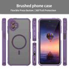 For Samsung Galaxy XCover7 Pro Fan Dun Series TPU Hybrid PC Frosted Magsafe Phone Case(Purple) - 2