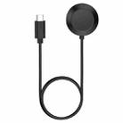 For Suunto Run xDfind Type-C / USB-C Port Smart Watch Charging Cable, Length: 1m(Black) - 2