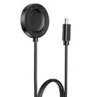 For Suunto Run xDfind Type-C / USB-C Port Smart Watch Charging Cable, Length: 1m(Black) - 3