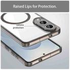 For Samsung Galaxy S25 Edge 5G PC Hybrid TPU Airbag Shockproof MagSafe Phone Case(Transparent Black) - 3