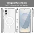 For Samsung Galaxy S25 Edge 5G PC Hybrid TPU Airbag Shockproof MagSafe Phone Case(Transparent) - 2