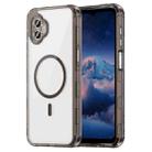 For Samsung Galaxy XCover7 Pro PC Hybrid TPU Airbag Shockproof MagSafe Phone Case(Transparent Black) - 1