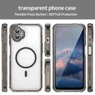 For Samsung Galaxy XCover7 Pro PC Hybrid TPU Airbag Shockproof MagSafe Phone Case(Transparent Black) - 2