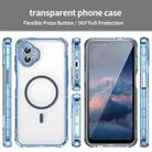 For Samsung Galaxy XCover7 Pro PC Hybrid TPU Airbag Shockproof MagSafe Phone Case(Transparent Blue) - 2