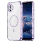 For Samsung Galaxy XCover7 Pro PC Hybrid TPU Airbag Shockproof MagSafe Phone Case(Transparent Purple) - 1