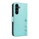 For Samsung Galaxy S25 FE 5G Dandelion Embossed Pattern Flip Leather Phone Case(Green) - 3