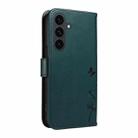 For Samsung Galaxy S25 FE 5G Dandelion Embossed Pattern Flip Leather Phone Case(Blue) - 3