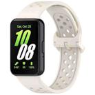For Samsung Galaxy Fit3 xDfind Colorful Buckle Solid Color Breathable Silicone Watch Band(Starlight) - 1