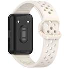 For Samsung Galaxy Fit3 xDfind Colorful Buckle Solid Color Breathable Silicone Watch Band(Starlight) - 2