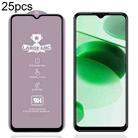 For Realme C35 25pcs 9H 0.4mm High Aluminum Large Arc Tempered Glass Film - 1