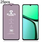 For Realme C61 / C63 / Note 60 25pcs 9H 0.4mm High Aluminum Large Arc Tempered Glass Film - 1