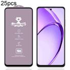 For OPPO A40 / A60 5G / A3 4G 25pcs 9H 0.4mm High Aluminum Large Arc Tempered Glass Film - 1