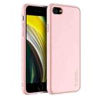 For iPhone SE 2022 / SE 2020 / 8 / 7 DUX DUCIS YOLO Series PU + PC + TPU Protective Case(Pink) - 1