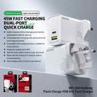 UK Plug WK WP-U64 45W Kinkong Flash Charge USB+Type-C Port Fast Charger - 3