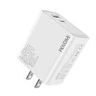 US Plug WK WP-U64 45W Kinkong Flash Charge USB+Type-C Port Fast Charger - 1