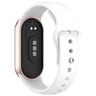 For Xiaomi Smart Band 10 / 9 / 8 xDfind Reverse Buckle Silicone Watch Band(White) - 2