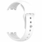 For Xiaomi Smart Band 10 / 9 / 8 xDfind Reverse Buckle Silicone Watch Band(White) - 3