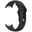 For Xiaomi Smart Band 10 / 9 / 8 xDfind Reverse Buckle Silicone Watch Band(Black) - 3