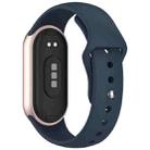 For Xiaomi Smart Band 10 / 9 / 8 xDfind Reverse Buckle Silicone Watch Band(Blue) - 2