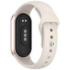 For Xiaomi Smart Band 10 / 9 / 8 xDfind Reverse Buckle Silicone Watch Band(Starlight) - 2