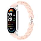 For Xiaomi Smart Band 10 / 9 / 8 xDfind Hollow Bracelet Silicone Watch Band(Pink) - 1