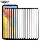 For Samsung Galaxy M14 4G SM-M145FB 10pcs Front Screen Outer Glass Lens with OCA Optically Clear Adhesive - 1