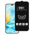 For Honor 200 Lite Global High Aluminum Large Arc Full Screen Tempered Glass Film - 1