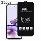 For Motorola Moto G13 / G23 / G53 5G 25pcs High Aluminum Large Arc Full Screen Tempered Glass Film - 1