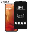 For Motorola Moto G15 / G35 25pcs High Aluminum Large Arc Full Screen Tempered Glass Film - 1