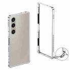 For Sony Xperia 1 VI Metal Frame Heat Dissipation Phone Case with Camera Guard Ring(Silver) - 1